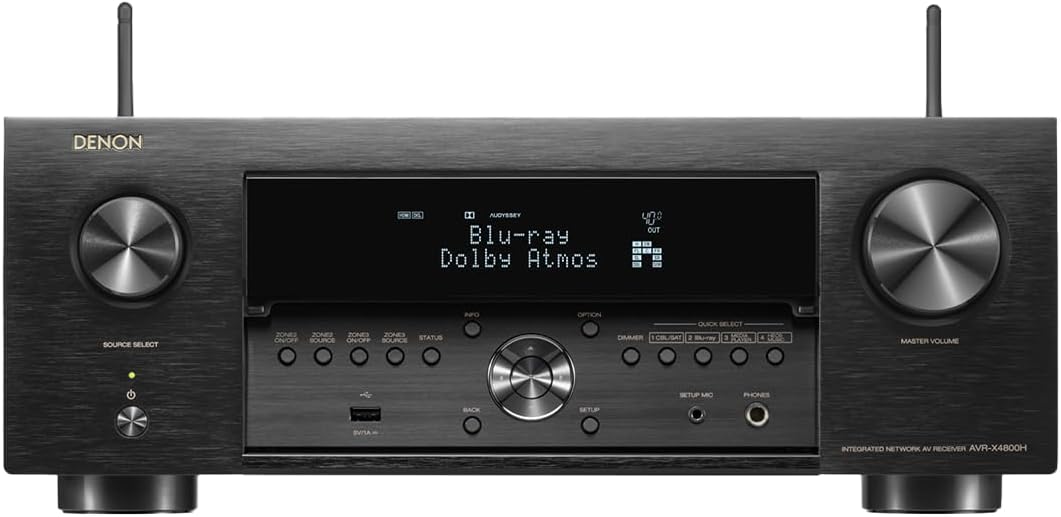 The Denon AVR-X4800H 9.4 channel 8K